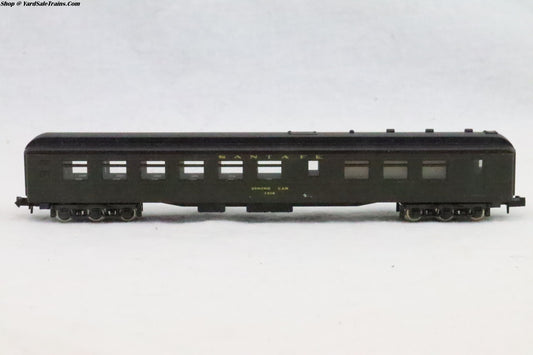 RIV-9538 - Dining Car - Santa Fe - Dining Car #1418 - N-Scale - Preowned