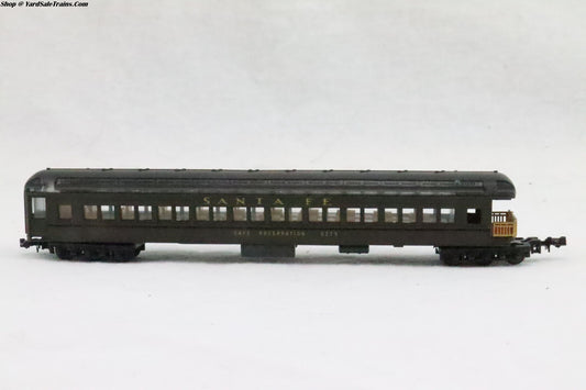 RIV-9532 - Observation Car - Santa Fe - Cafe Observation #3275 - N-Scale - Preowned