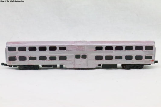 KAT-156-0946-C - Gallery Bi-Level Coach - Customized - Paint Stripped - N-Scale - Preowned