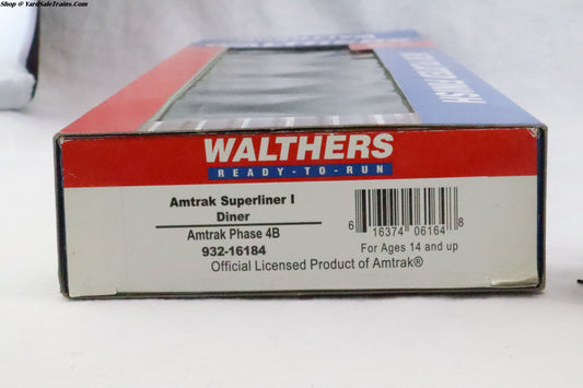 WLT-932-16184 - Amtrak Superliner I Diner - Phase 4B - Amtrak - HO-Scale - Preowned
