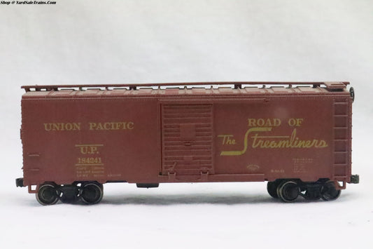 ATH-5012 - 40' Box Car Union Pacific - UP 184241 - Resistor & Metal Wheels - HO Scale - Weathered - Preowned