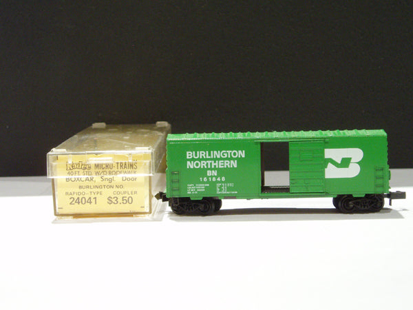 MTL-24041 - 40' Standard Boxcar, Single Door, w/o Roofwalk - Burlington Northern #161848