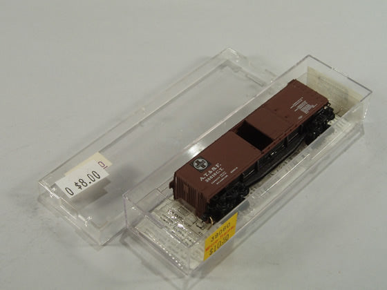 MTL-39060 - 40' Double-Sheathed Wood Box Car, Single Door, w/ Vertical Brake Wheel - ATSF #38616