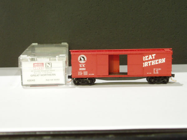 MTL-43040 - 40' Double-Sheathed Wood Box Car,1-1/2 Door, w/side mount brake wheel - GN #30353