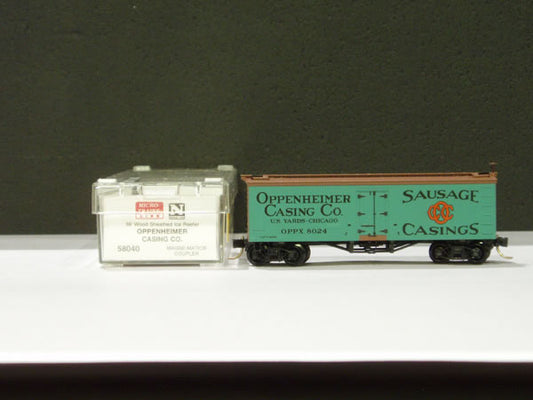 MTL-58040 - 36' Wood Sheathed Ice Refrigerator Car - Oppenheimer Casings #8024