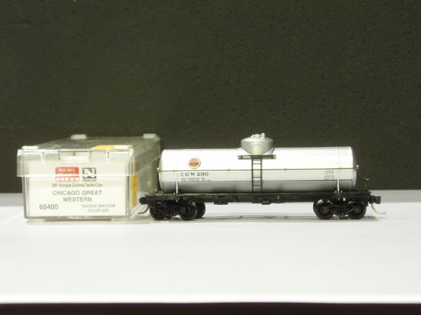 MTL-65400 - 39' Single Dome Tank Car - CGW #290