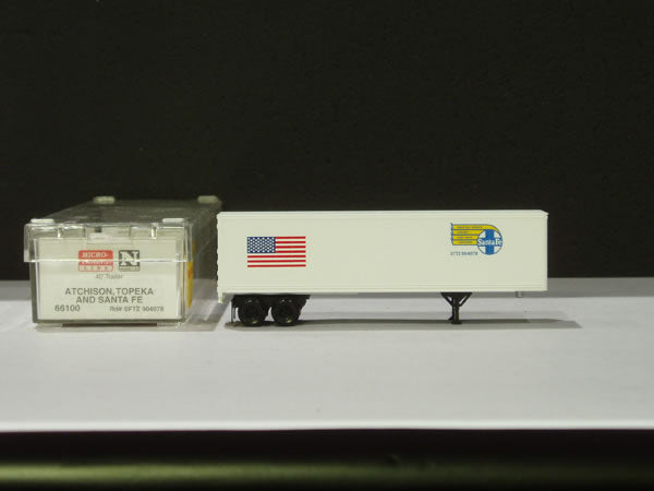 MTL-66100 - 40' Van Trailer - ATSF #904078