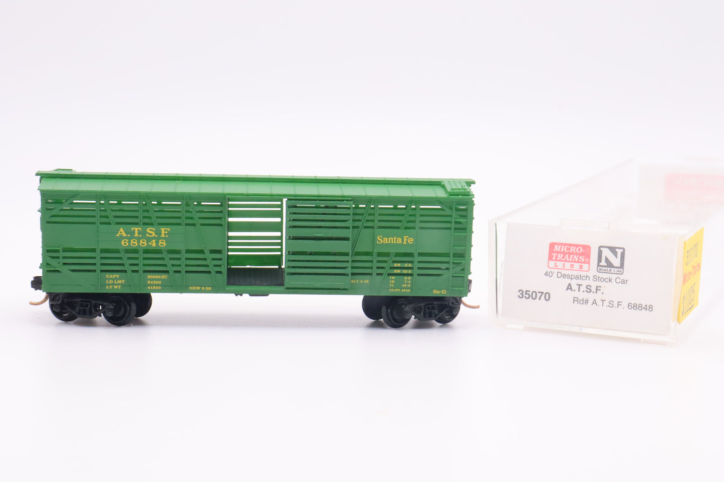 MTL-35070 - 40' Despatch Stock Car - Santa Fe - ATSF-68848