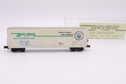 BEV-1988 - 50' Standard Boxcar - BevBel Corp 30th Anniversary Car - BBCAX-1988