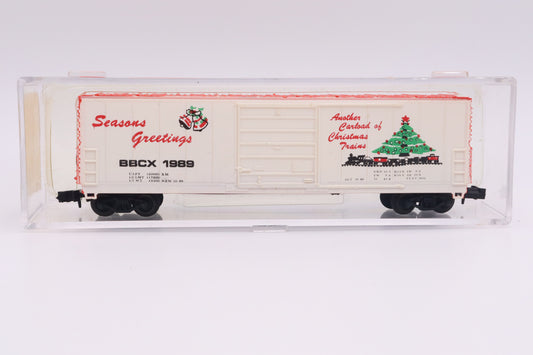 Bev-2168-1 - 50' Standard Boxcar - Christmas Car - BBCX-1989