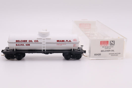 MTL-65420 - 39' Single Dome Tank Car - Belcher Oil - BERX-105