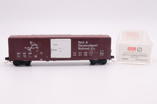 MTL-25380 - 50' Rib Side Boxcar Single Door - Bath & Hammondsport RR Co. - BH-25105