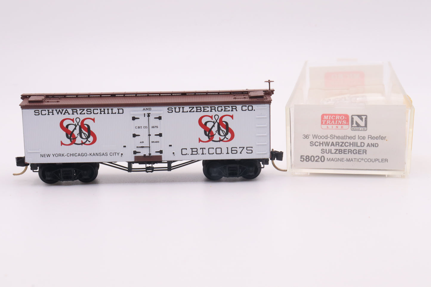 MTL-58020 - 36' Wood Sheathed Ice Reefer - Schwarzschild & Sulzberger - CBTCO-1675