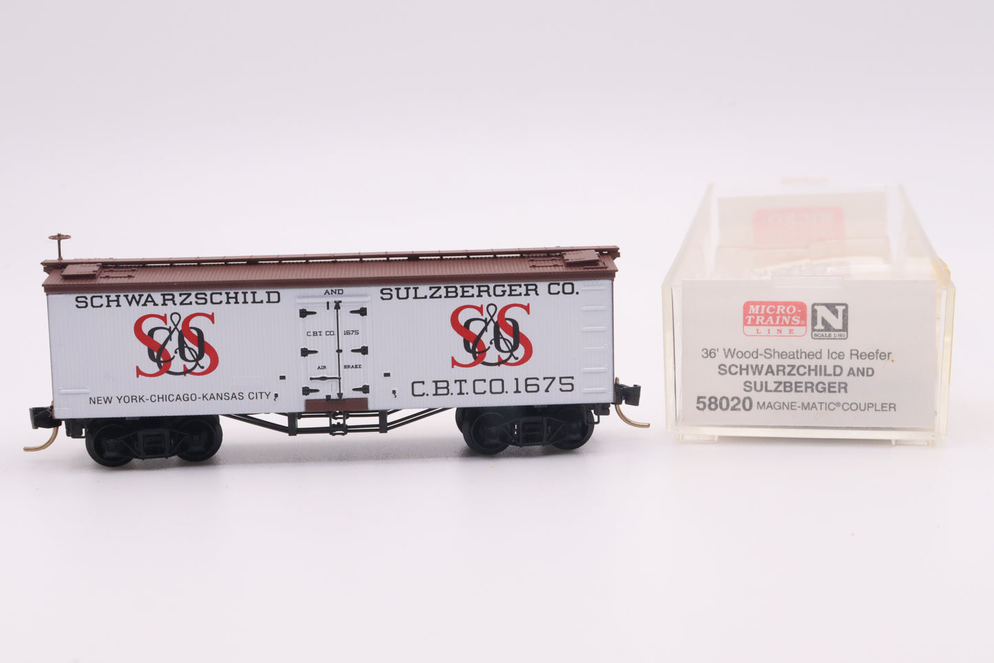 MTL-58020 - 36' Wood Sheathed Ice Reefer - Schwarzschild & Sulzberger - CBTCO-1675