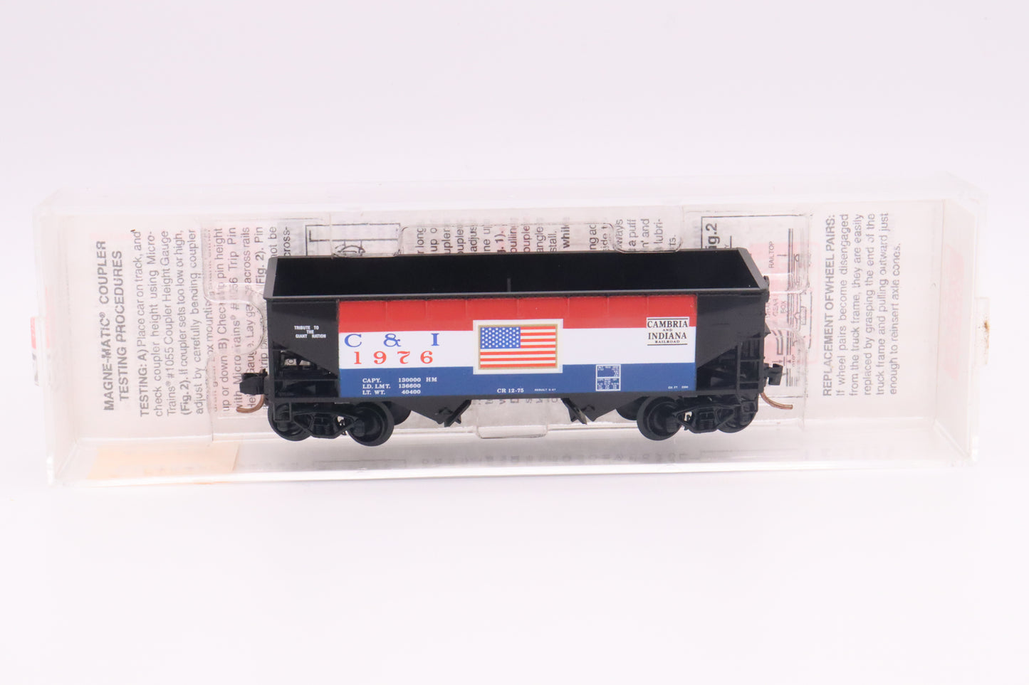 MTL-55430 - 33' Twin Bay Hopper, Offset Sides - Cambria & Indiana - C&I-1976