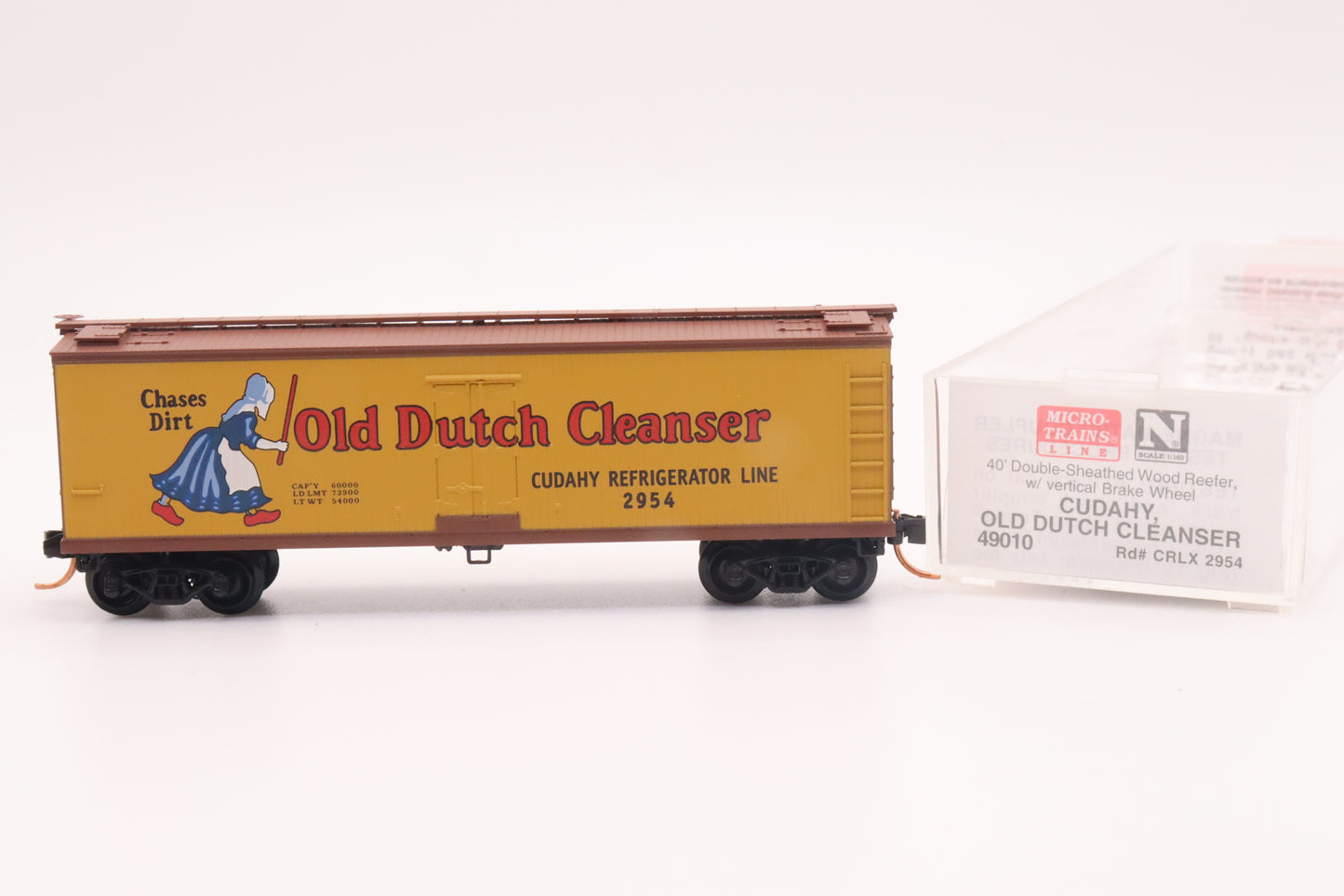 MTL-49010 - 40' Double-Sheathed Wood Reefer w/ Vertical Brake Wheel - Old Dutch Cleanser - CDL-2954