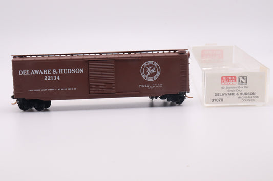 MTL-31070 - 50' Standard Boxcar Single Door - Delaware & Hudson - D&H-22134