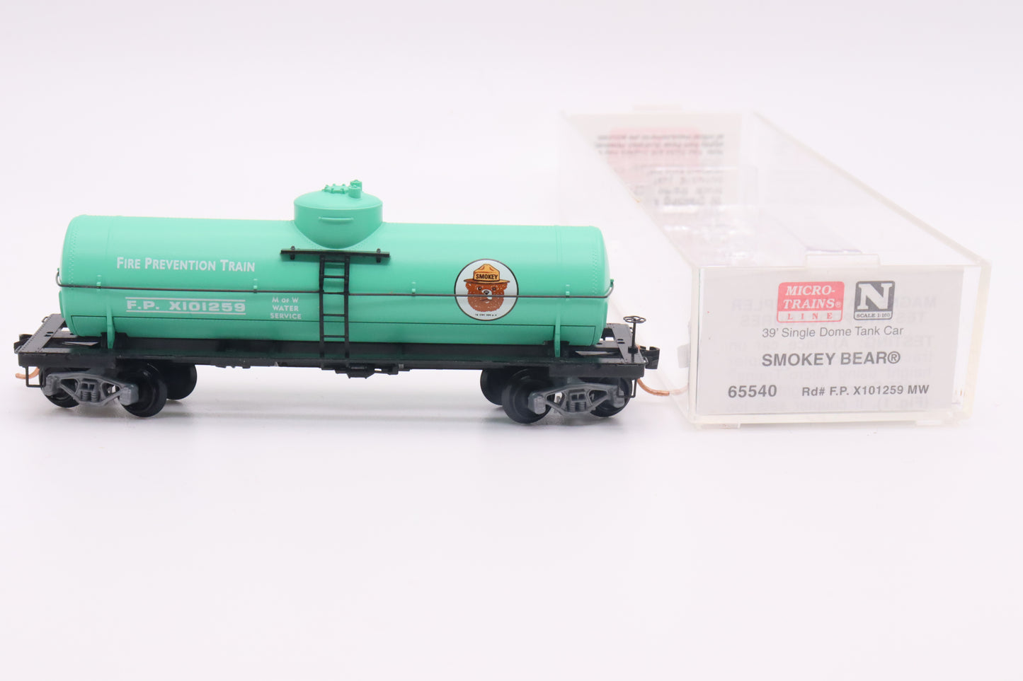 MTL-65540 - 39' Single Dome Tank Car - Smokey Bear - FPX-101259