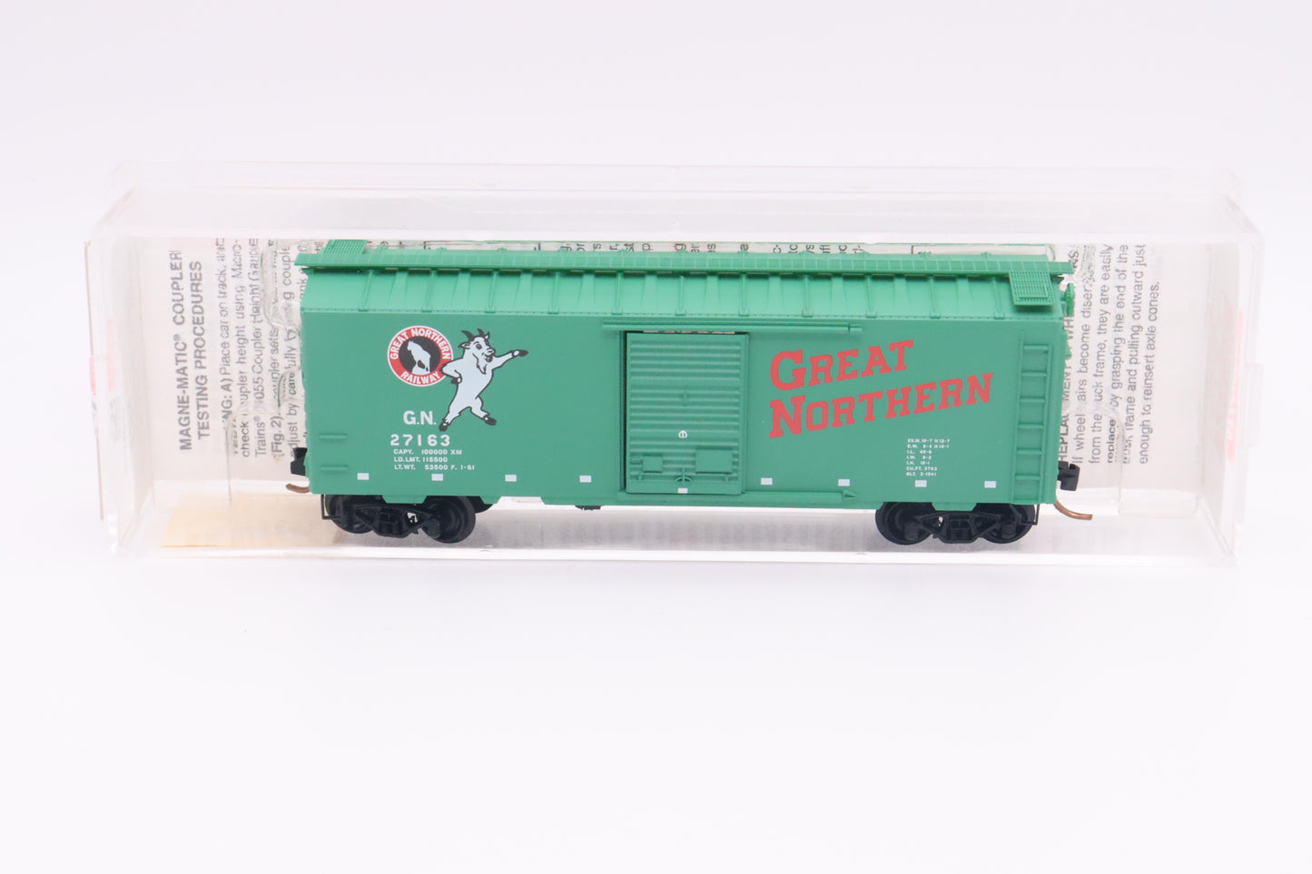 MTL-20420 - 40' Standard Box Car, Single Door - Great Northern - GN-27163