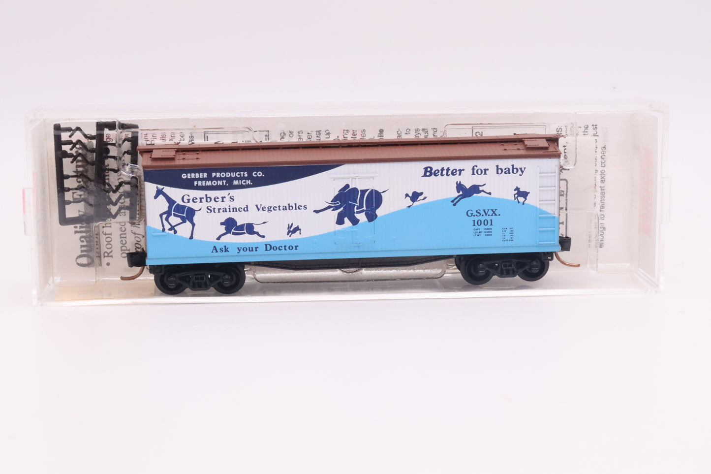 MTL-49330 - 40' Double Sheathed Wood Reefer w/ Vertical Brake Wheel - Gerber Products - GSVX-1001