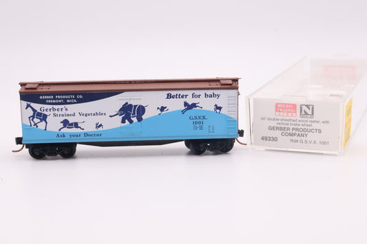 MTL-49330 - 40' Double Sheathed Wood Reefer w/ Vertical Brake Wheel - Gerber Products - GSVX-1001