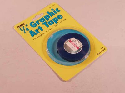 Headline 71044 - 1/4" Blue Graphic Tape