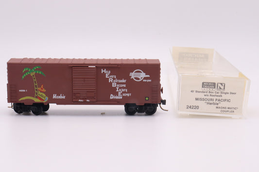 MTL-24220 - 40' Standard Boxcar Single Door w/o Roofwalk - Missouri Pacific - HERB-1