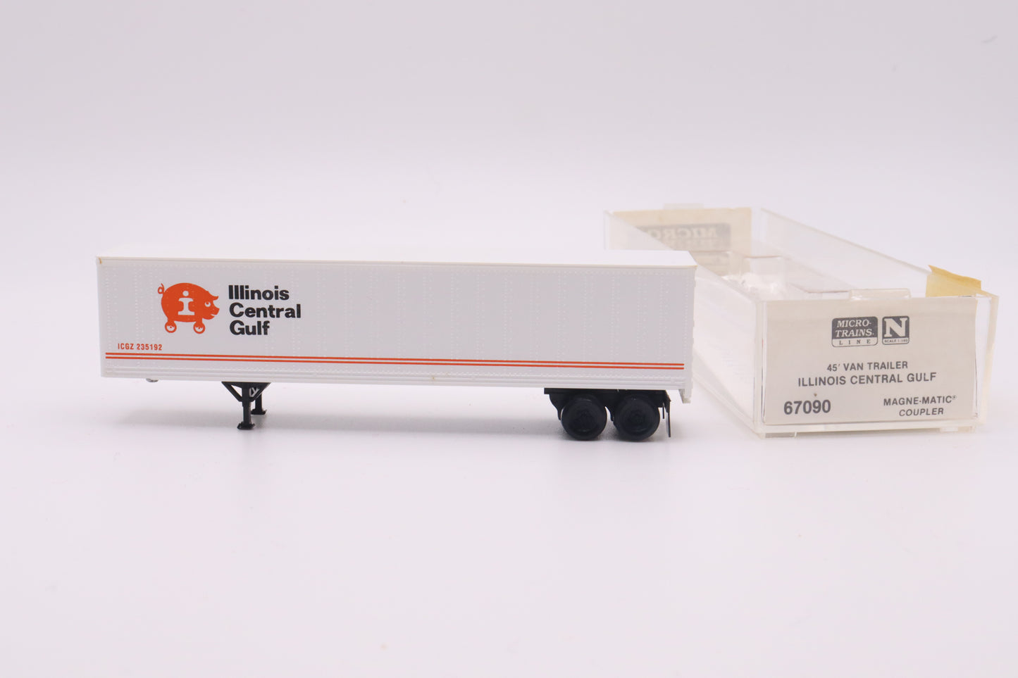 MTL-67090 - 45' Van Trailer - Illinois Central Gulf - ICG-235192