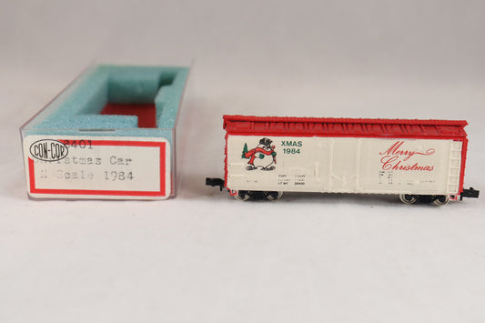 CC-8401 - 40' Plug Door Boxcar - XMAS #1984