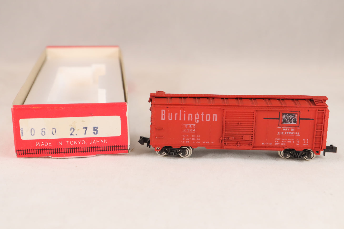 CC/KAT-1060 -  40' Std. Steel Boxcar - CB&Q #62984