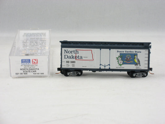 MTL-021 00 405 - 40' Standard Boxcar, Plug Door - North Dakota State Car #1889