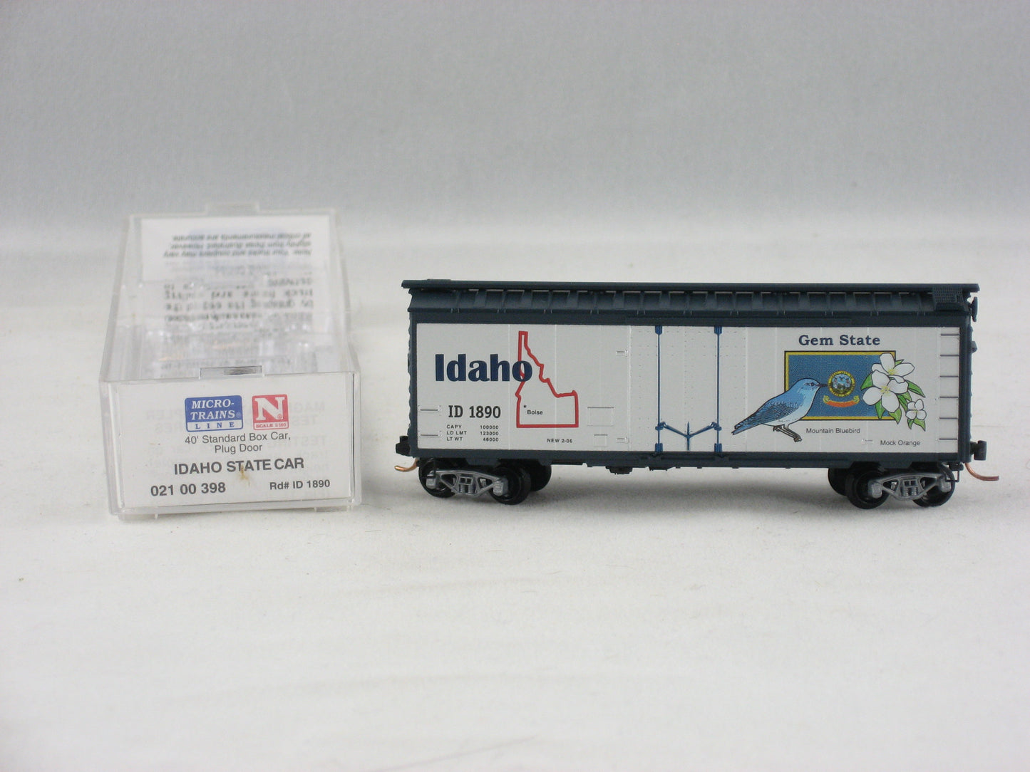 MTL-021 00 398 - 40' Standard Boxcar, Plug Door - Idaho State Car #1890