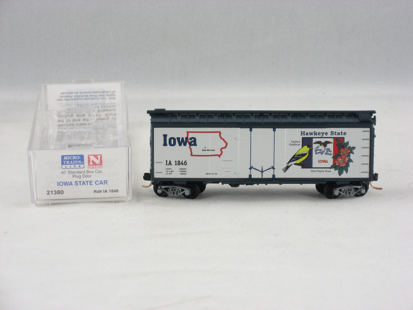 MTL-21380 - 40' Standard Boxcar, Plug Door - Iowa State Car #1846