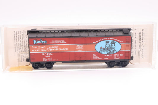 MTL-21046 - 40' Standard Boxcar Plug Door - Micro-Trains Kadee 40th Anniversary Car - KQPC-1986 - N Scale - Preowned