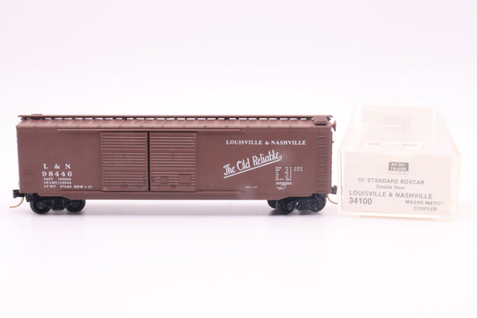MTL-34100 - 50' Standard Box Car, Double Doors - Louisville & Nashville - L&N-98446