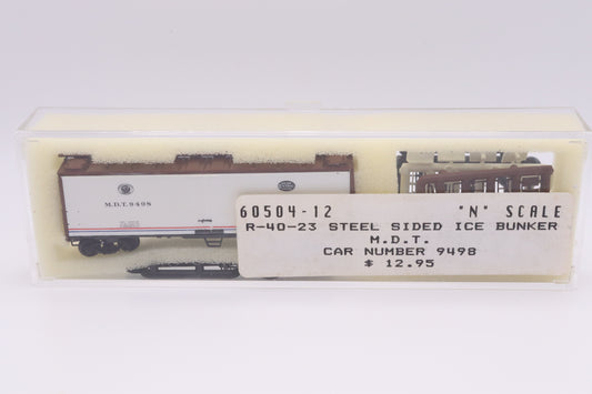 IMR-60504-12 - R-40-23 Steel Sided Ice Bunker Reefer Car Kit - New York Central - MDT-9498