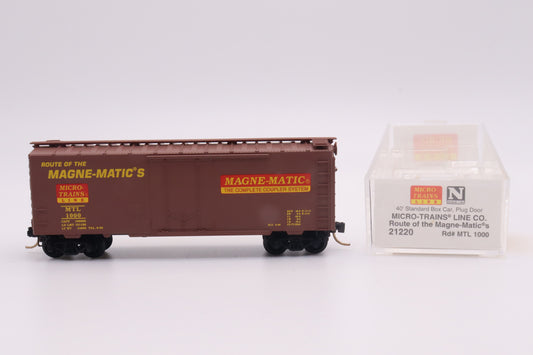 MTL-21220 - 40' Standard Boxcar Single Door - Micro-Trains Magne-Matic's -  MTL-1000