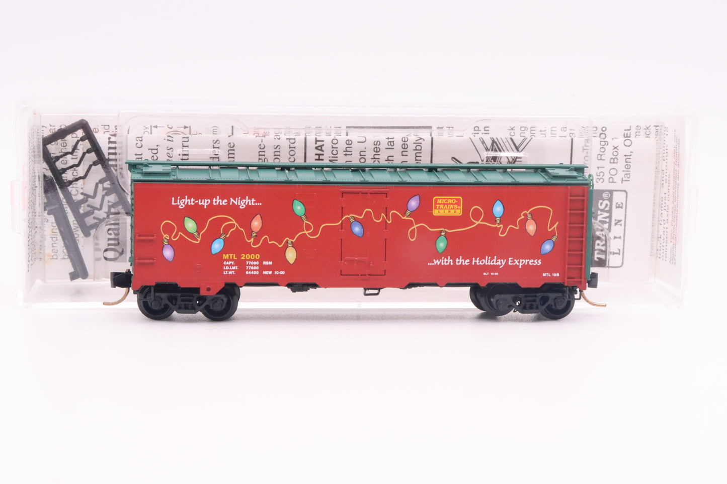 MTL-59560 - 40' Ice Reefer with Preco Fan - Micro-Trains Holiday Car 2000 - MTL-2000
