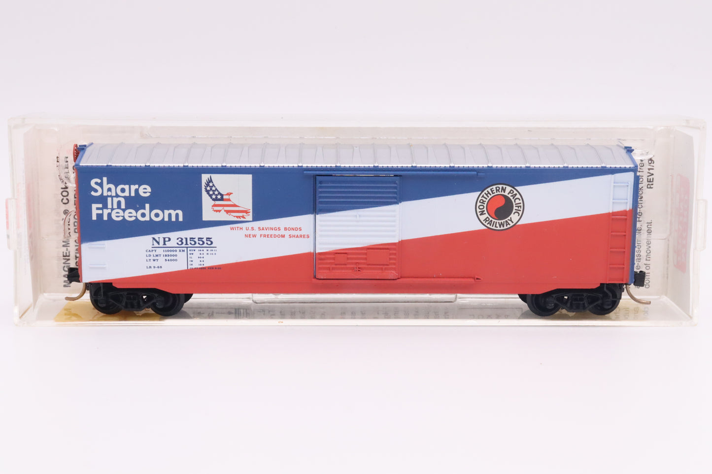 MTL-77010 - 51' 3 3/4" Rib Side Mechanical Reefer - Northern Pacific Railway - NP-31555