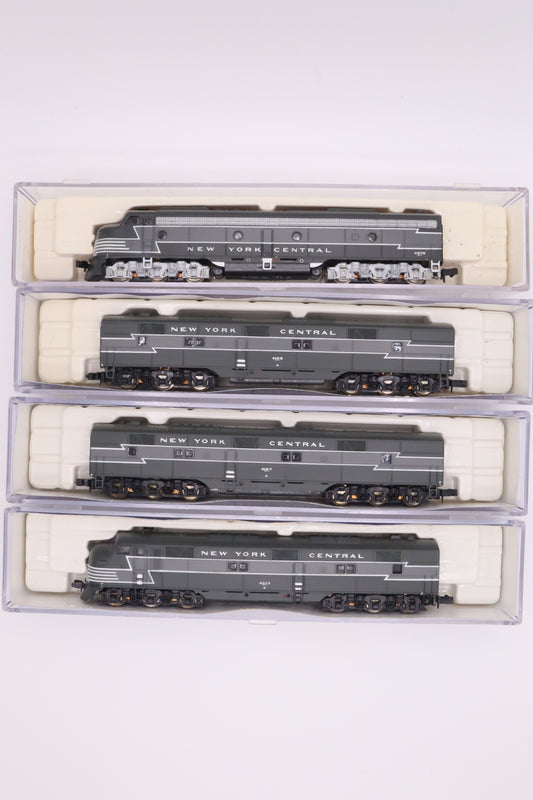 LL-7212/7012/7013/7014 - E8 A-Unit (Powered) / E7 A-Unit (Powered) / E7 B-Units (non-Powered) - NYC-4070/4107/4105/4023 - N Scale - Preowned