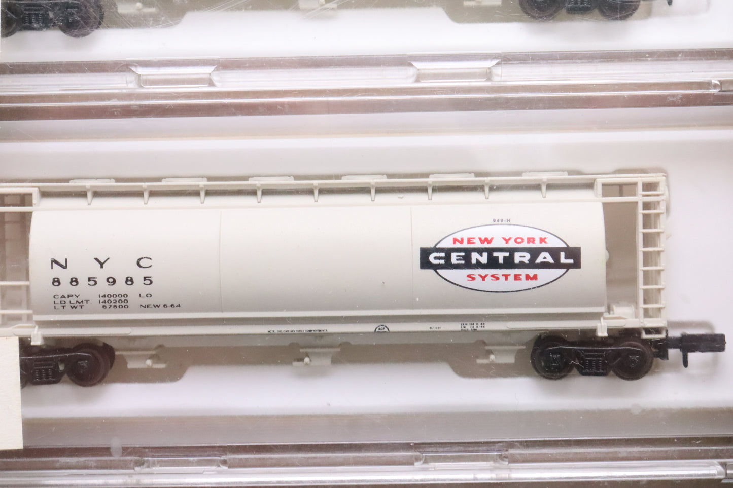 Delaware Valley - 3053 - 3-Pack - 3-Bay Cylindrical Hoppers - New York Central - NYC-885974/885985/885957