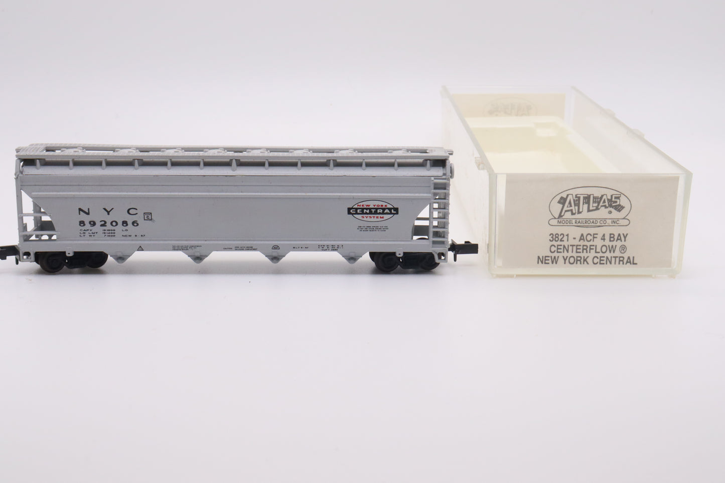 ATL-3821 - ACF 4 Bay Centerflow Hopper - New York Central - NYC-892086