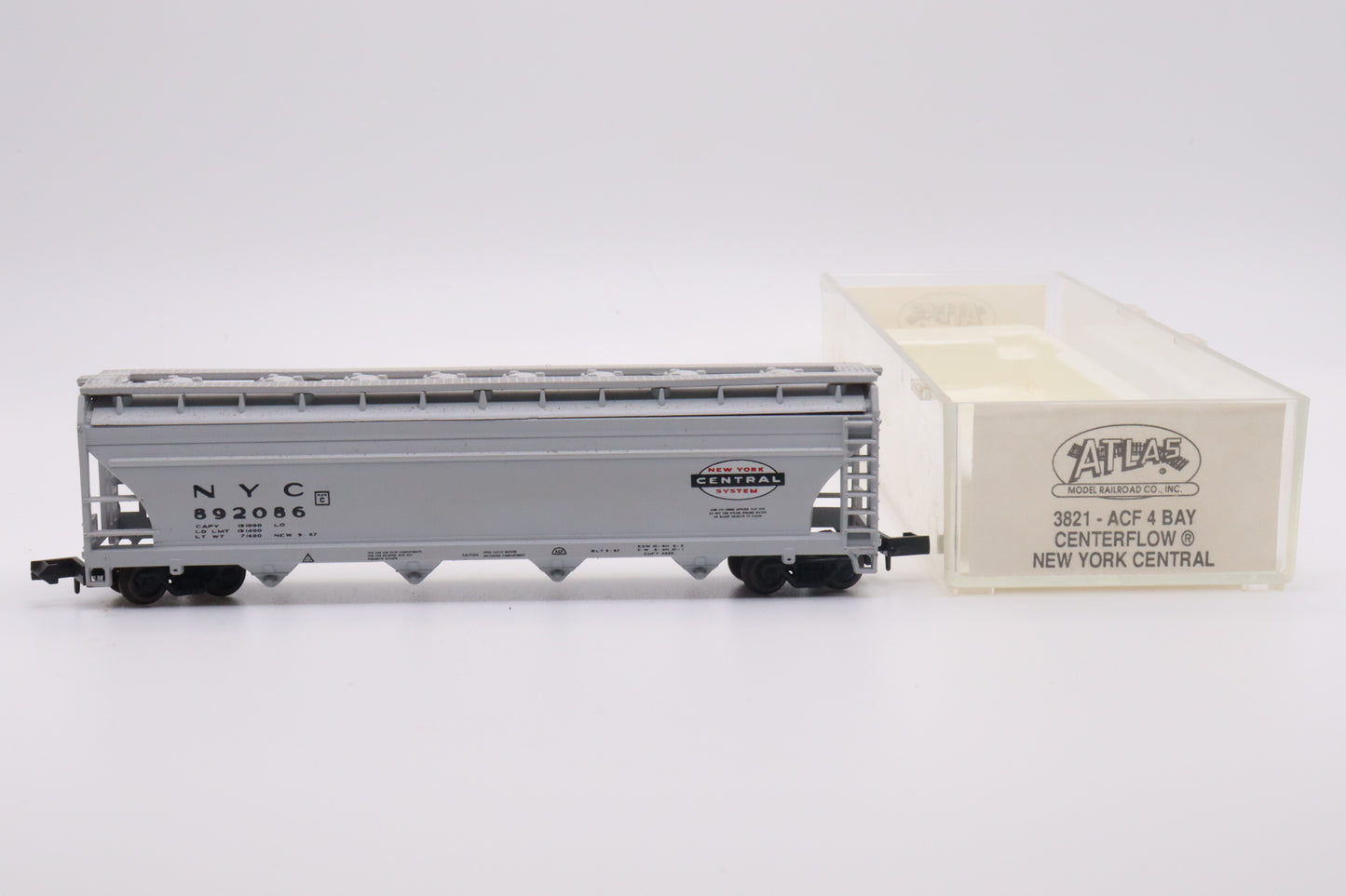 ATL-3821 - ACF 4 Bay Centerflow Hopper - New York Central - NYC-892086