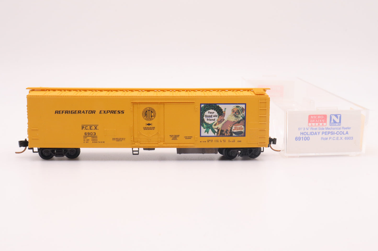 MTL-69100  - 51' 3 3/4" Rivet Side Mechanical Reefer - Pepsi-Cola - PCEX-6903