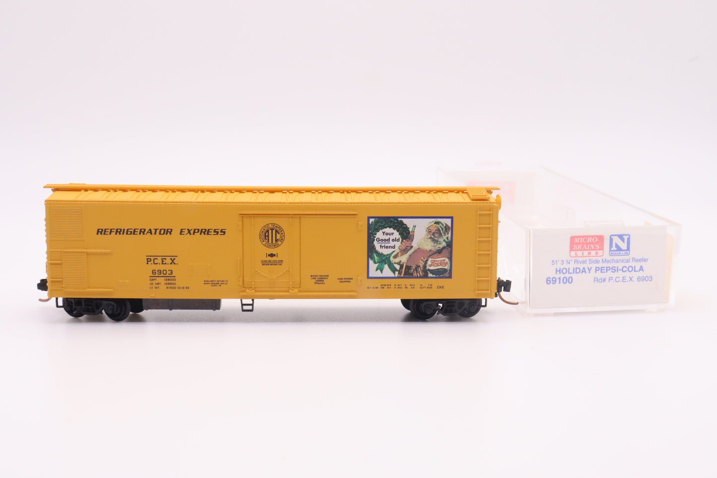 MTL-69100  - 51' 3 3/4" Rivet Side Mechanical Reefer - Pepsi-Cola - PCEX-6903