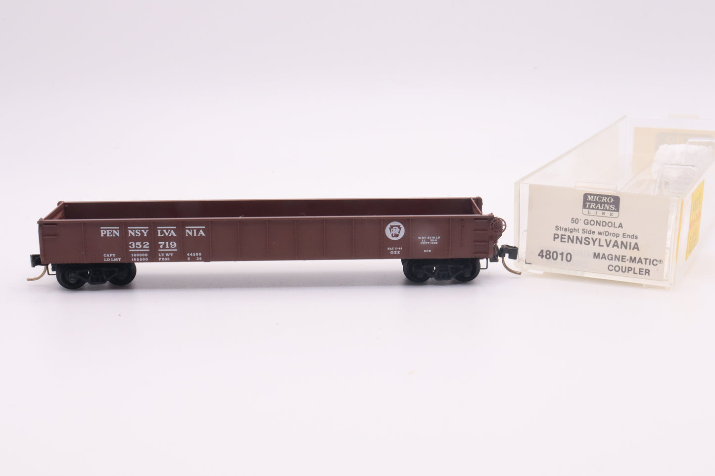 MTL-48010 - 50' Gondola Straight Side w/ Drop Ends - Pennsylvania - PRR-352719