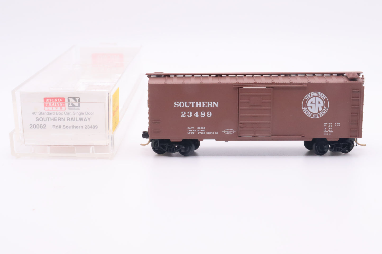 MTL-20062 - 40' Standard Box Car Single Door - Southern - SOU-23489