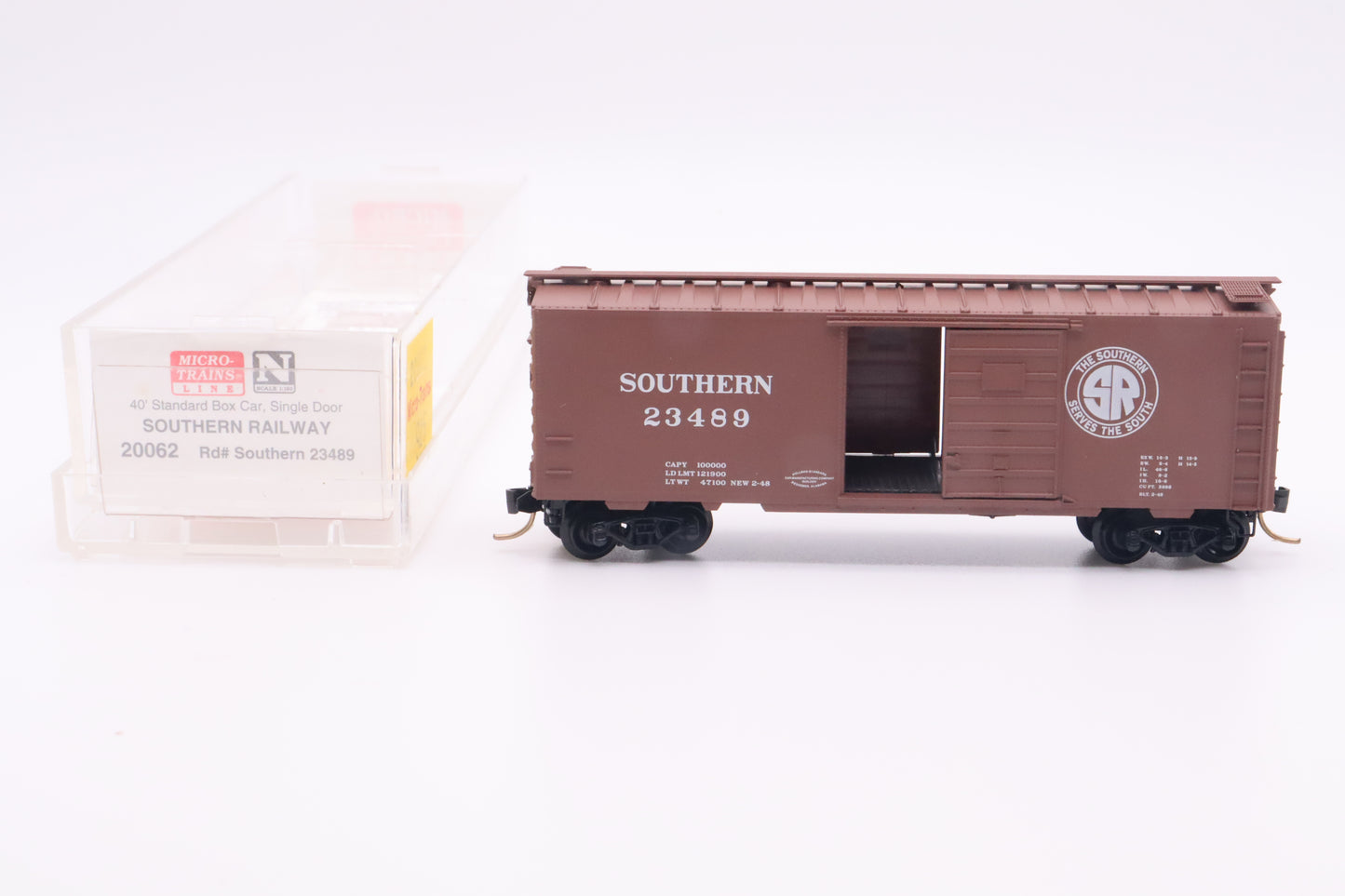 MTL-20062 - 40' Standard Box Car Single Door - Southern - SOU-23489