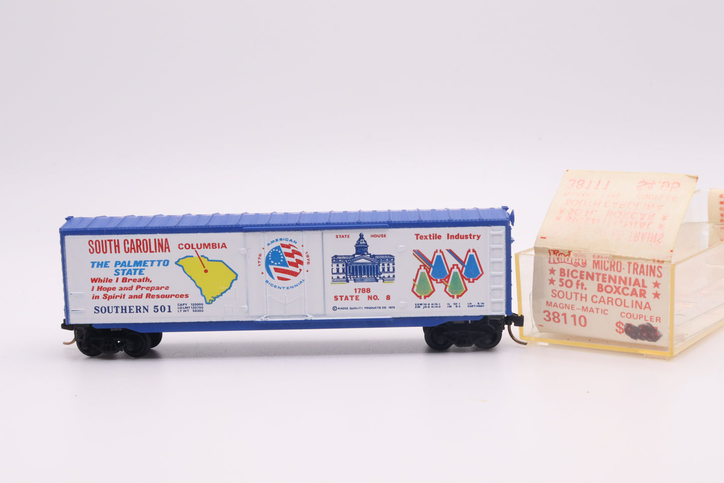 MTL-38110 - 50' Box Car - Bicentennial- South Carolina - Southern - SOU-501