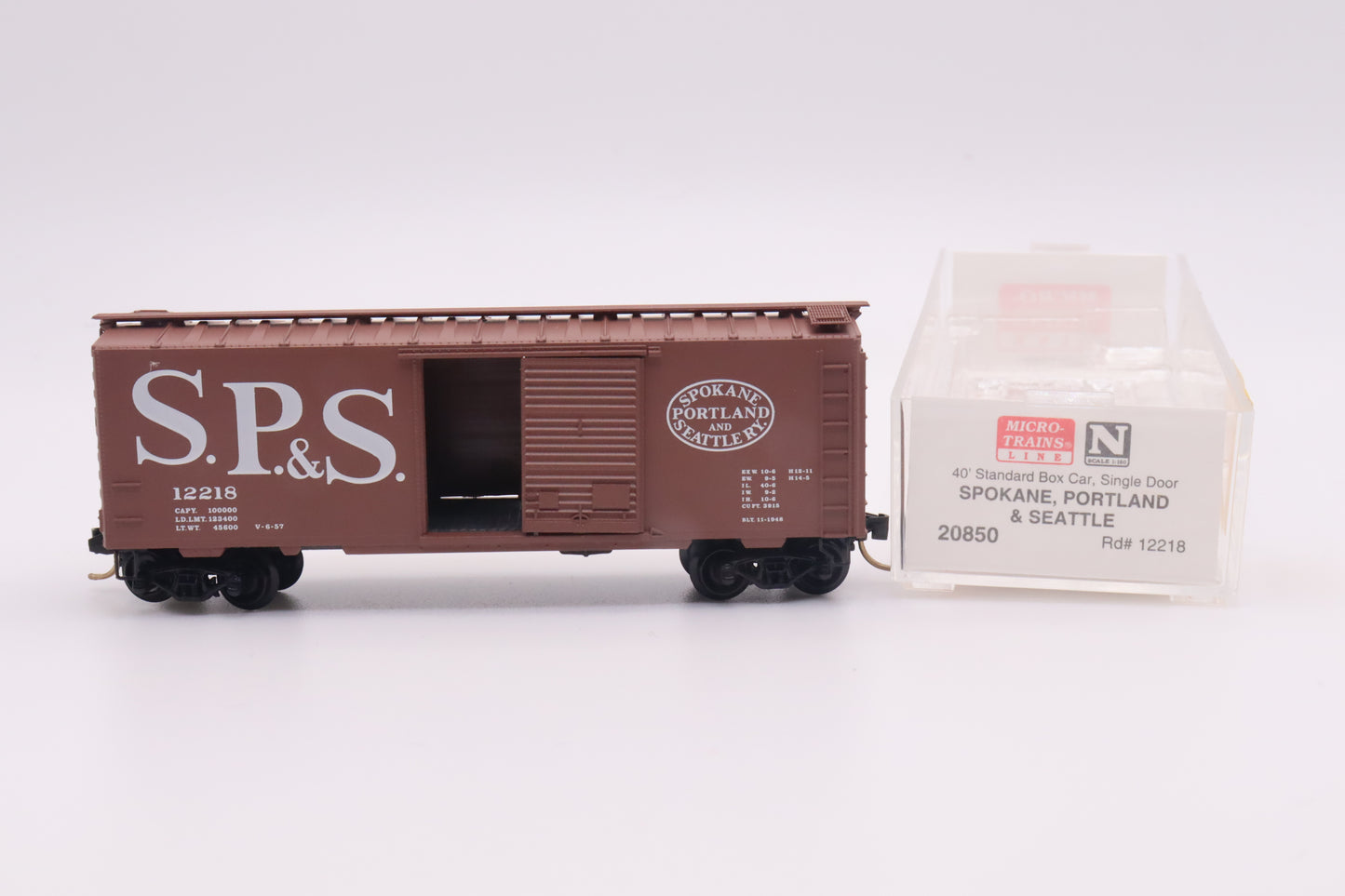 MTL-20850 - 40' Standard Box Car Single Door - Spokane Portland and Seattle - SP&S-12218